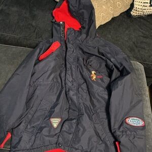 Disney Navy and Red Women's Raincoat